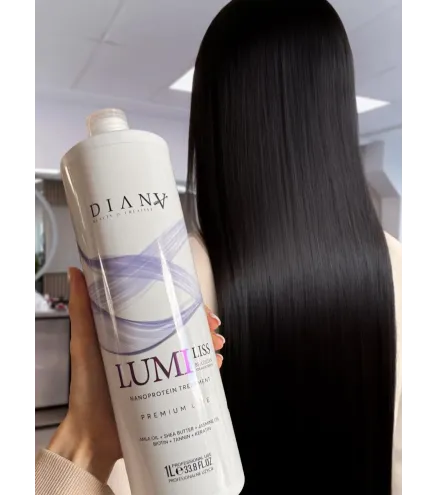 NanoProtein LumiLiss – Brazylijska kuracja prostująca i regenerująca włosy 1000ml | Diana Beauty & Creative