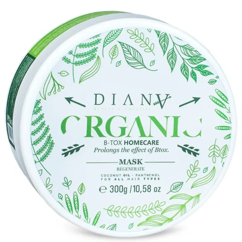 Organic Hair Mask 300g – Post Botox Organic Zorg en Haarregeneratie | Diana Beauty & Creative