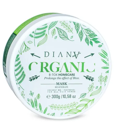 Organic Hair Mask 300g – Soins Post Botox Organic et Régénération des Cheveux | Diana Beauty & Creative