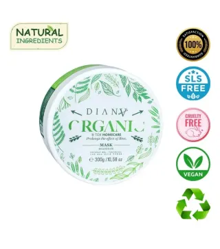 Organic Hair Mask 300g – Post Botox Organic Zorg en Haarregeneratie | Diana Beauty & Creative