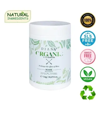 Organic Hair Mask 1000g  – Soins Post Botox Organic et Régénération des Cheveux | Diana Beauty & Creative