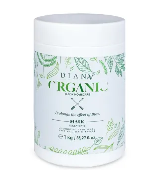 Organic Hair Mask 1000g  – Soins Post Botox Organic et Régénération des Cheveux | Diana Beauty & Creative