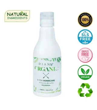 Organic Shampoo 300ml – Soins Post Botox Organic et Régénération des Cheveux | Diana Beauty & Creative