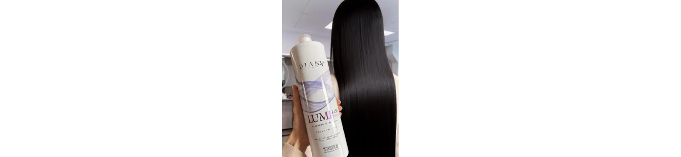 Nanoprotein hair straightening